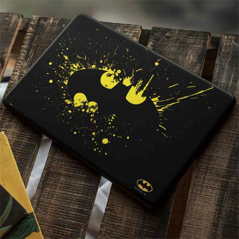 DC Comics Batman Logo Yellow Splash Google Pixelbook Go Skin